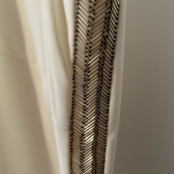 BCBG Max Azria White Beaded Dress - Picture 3 of 4